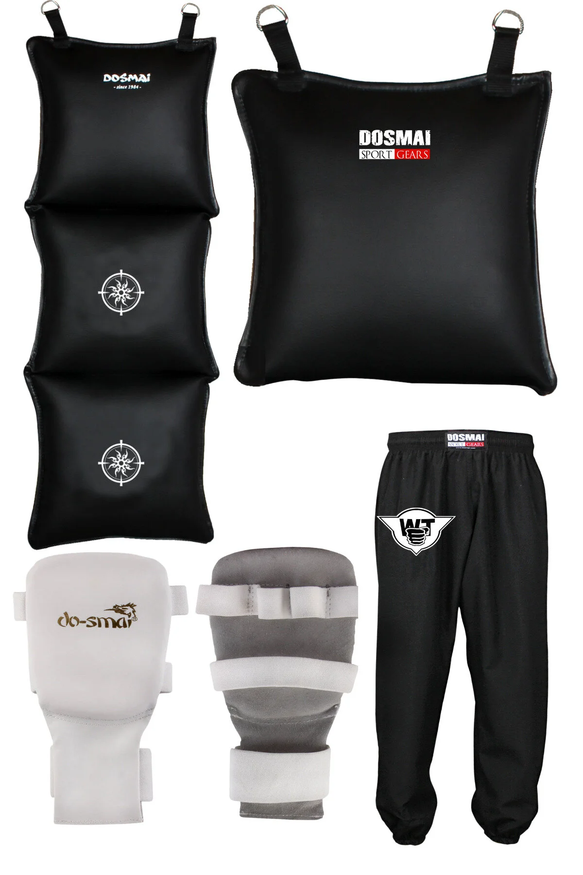 دستکش بوکس مردانه و زنانه WING TSUN PRACTICE PILLOW GLOSES PANTS ست DO-SMAI