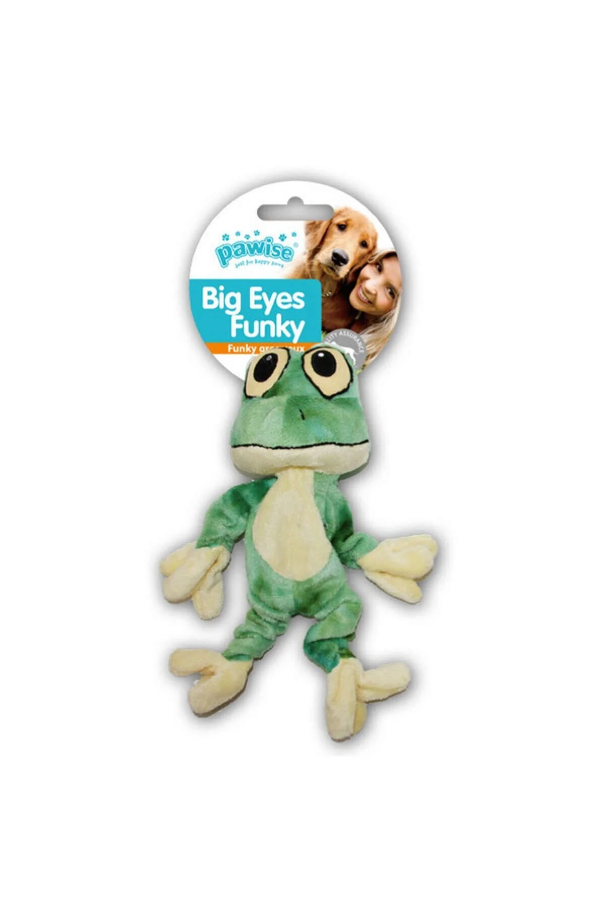 اسباب بازی سگ سفید چشمان بزرگ FROG TOY 29 سانتی متر پاویز Pawise