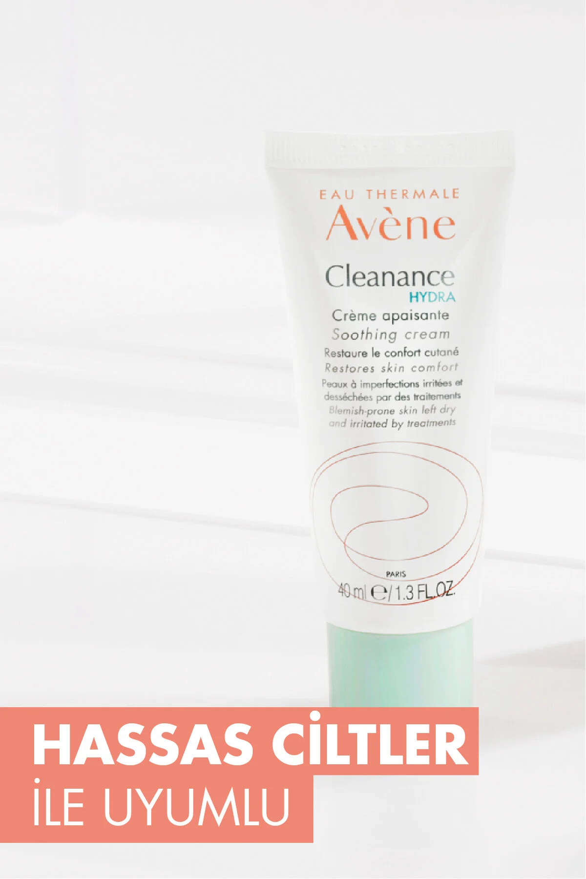 کرم صورت که از تغییر ساختار پوست برای همه نوع 40 میل پشتیبانی می کند Avene