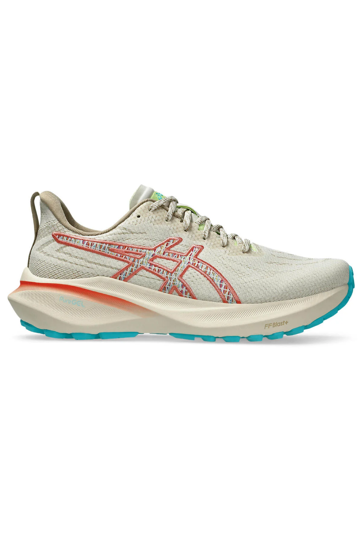 کفش ورزشی و نارنجی زنانه GT 2000 13 TR 1012B829 700 آسیکس Asics