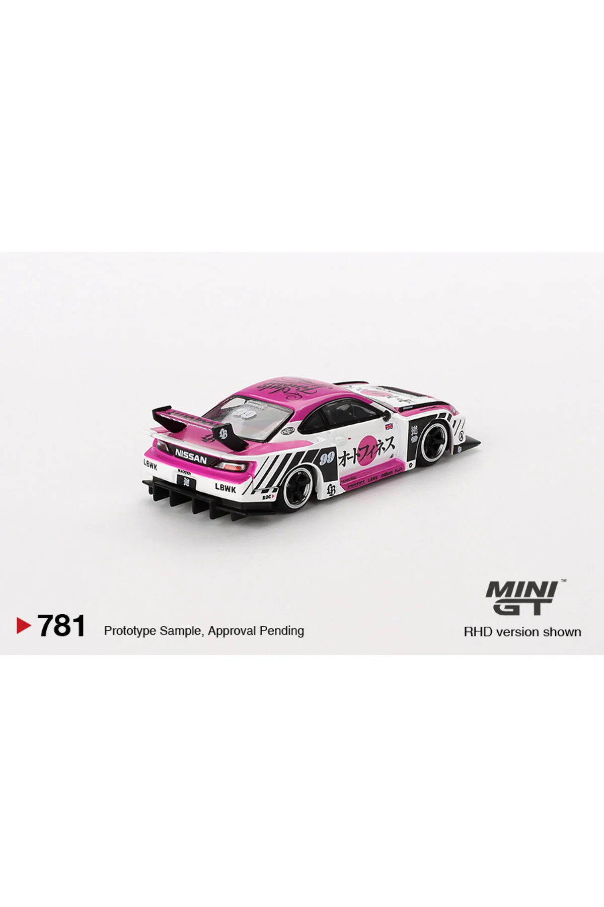 ماشین اسباب بازی 781 NISSAN LB SUPER SILHOUETT S15 SILVIA AUTO FINESSE SEMA 2023 mini gt