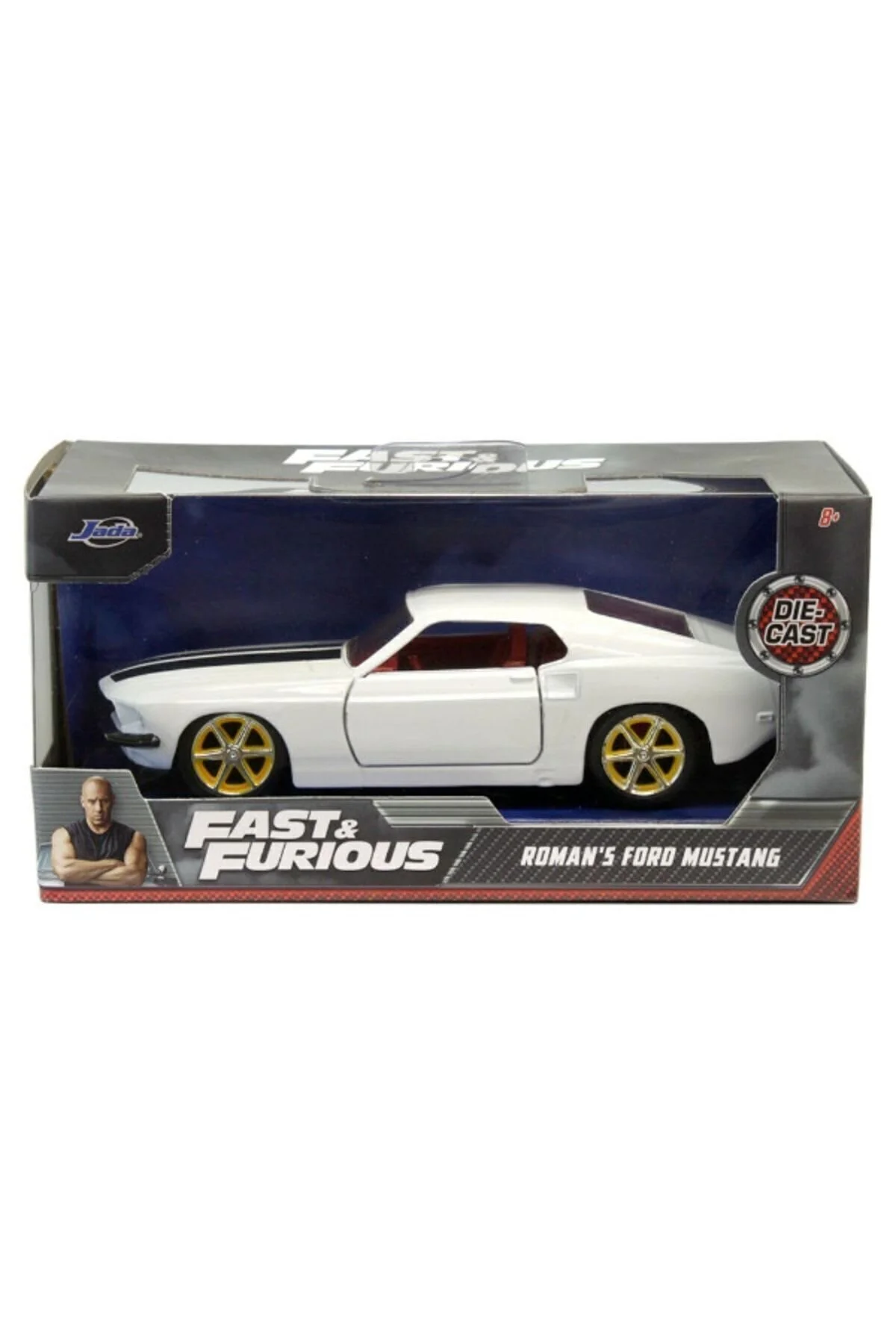 مدل خودرو FAST & FURIOUS 1969 ROMAN'S FORD MUSTANG 1:38 DIE CAST Jada