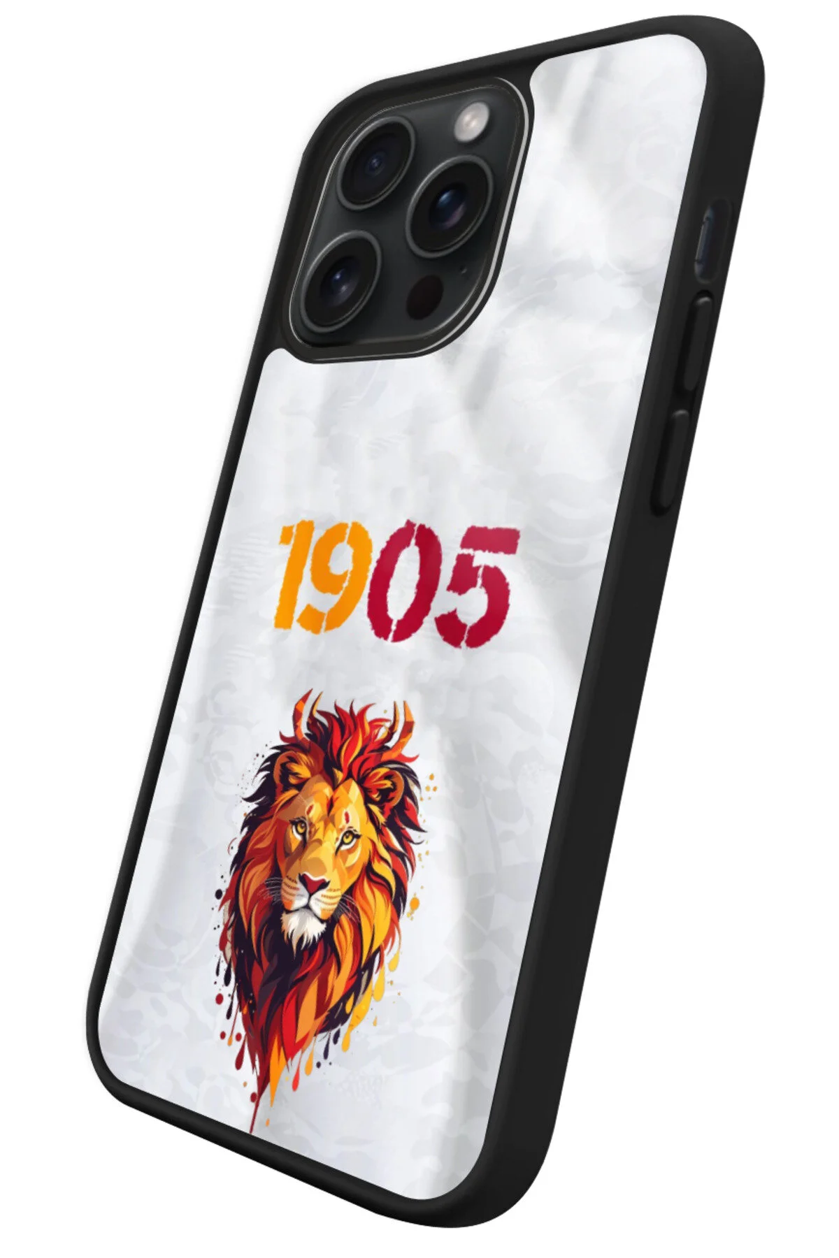 کاور و قاب پرمیوم براق با LION نوشته شده برای APPLE IPHONE 13 PRO MAX Snacase
