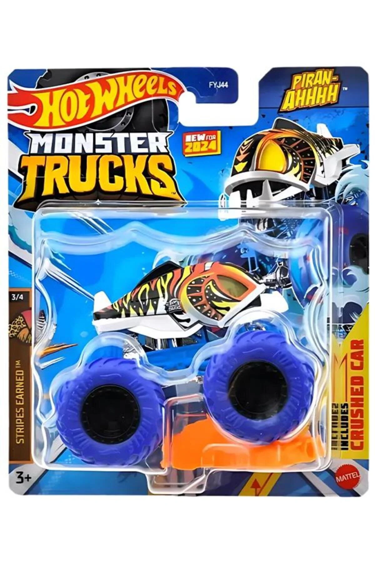 ماشین اسباب بازی کامیون های هیولا پیران آهه HTM56 هات ویلز اورجینال HOT WHEELS