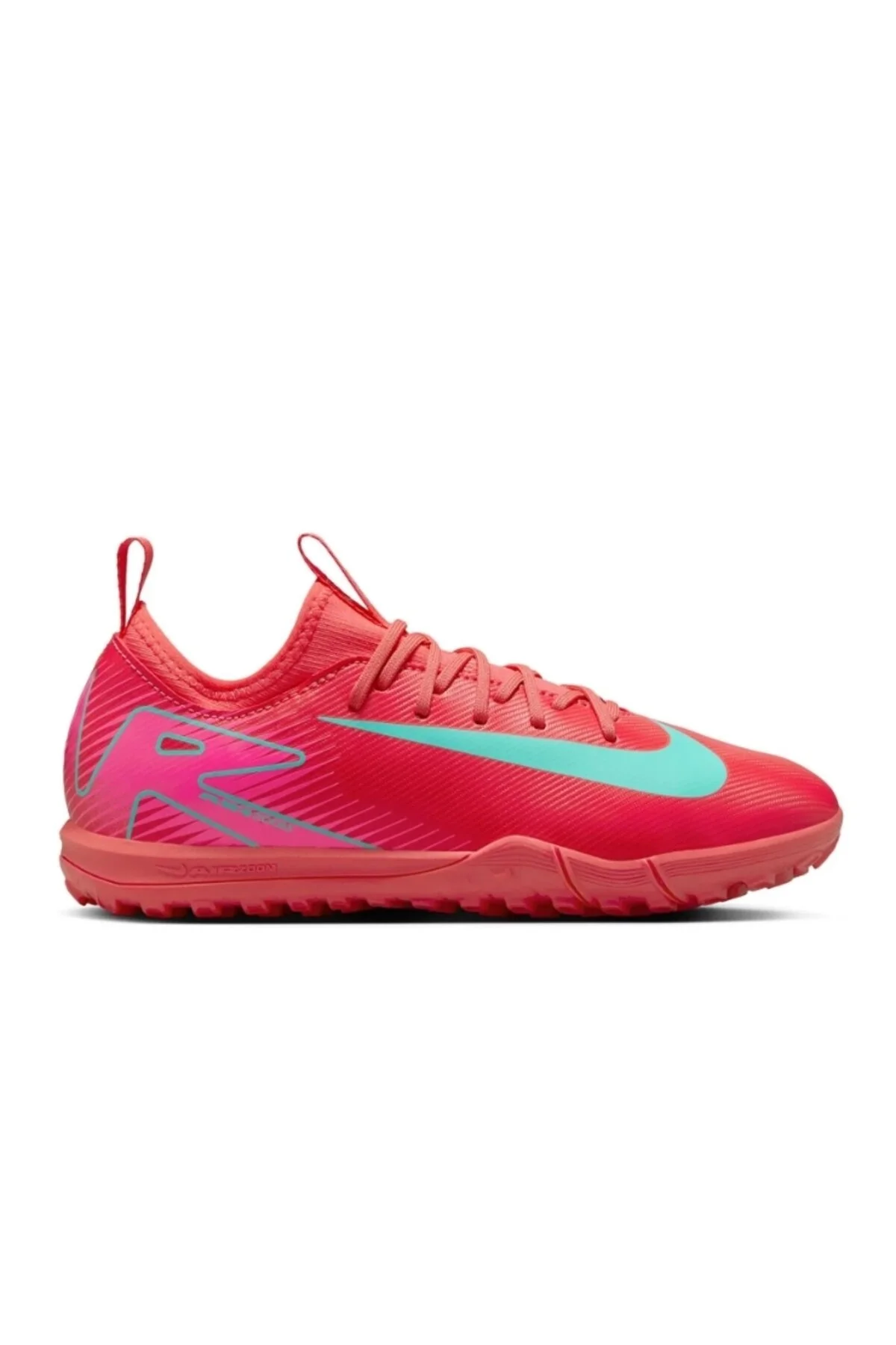 کفش چمن مصنوعی داخلی مردانه و زنانه جونیور MERCURIAL VEAPOR 16 آکادمی TF های فرش جوان قرمز نایک Nike