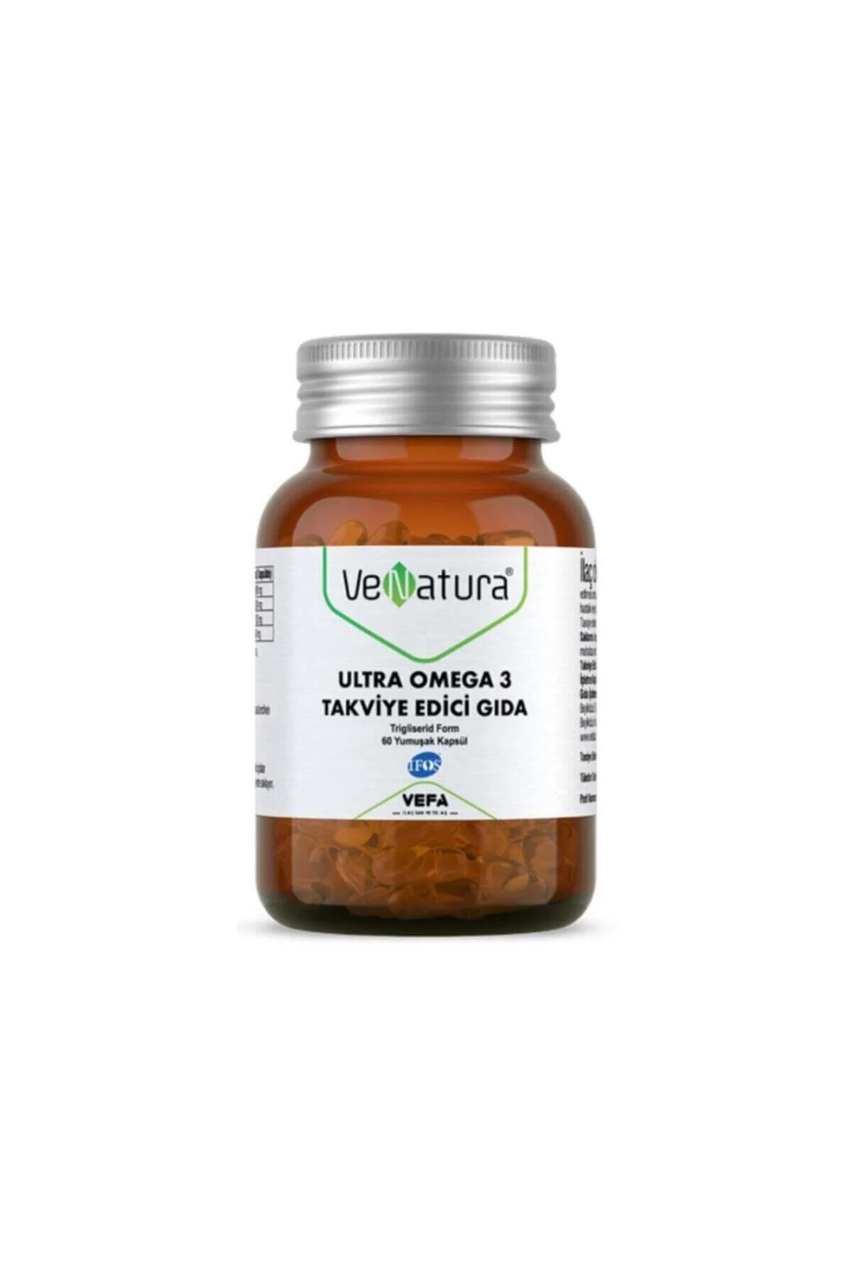 مکمل غذایی ویتامین Ultra Omega-3 با 60 کپسول واناتورا Venatura