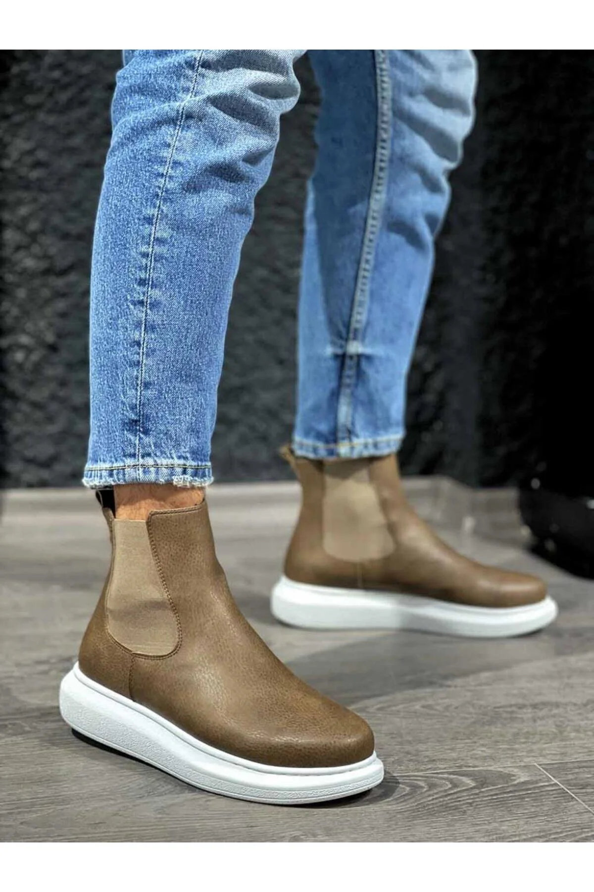 بوت چند رنگ مردانه و زنانه بلند 111 MINK Knack