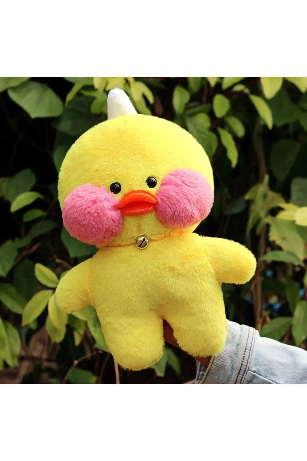 اسباب بازی های پشمی کارتونی LALAFANFAN 20CM جوجه اردک مخمل دار تولد کادو رنگ زرد Brother Toys
