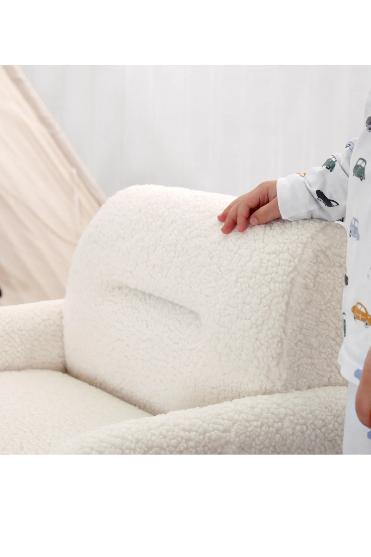 صندلی و مبل اتاق نوزاد کوبی تدی کودکان سفید Lorence Home