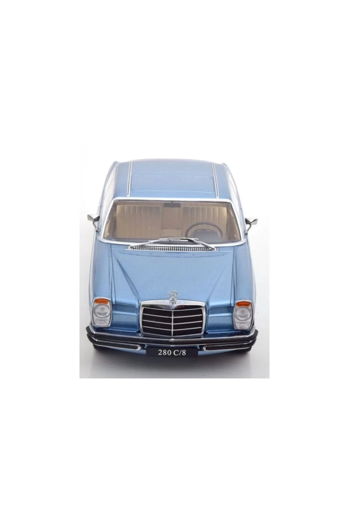 مدل خودرو مرسدس 280C 8 W114 COUPE 1969 فلزی آبی روشن KK Scale