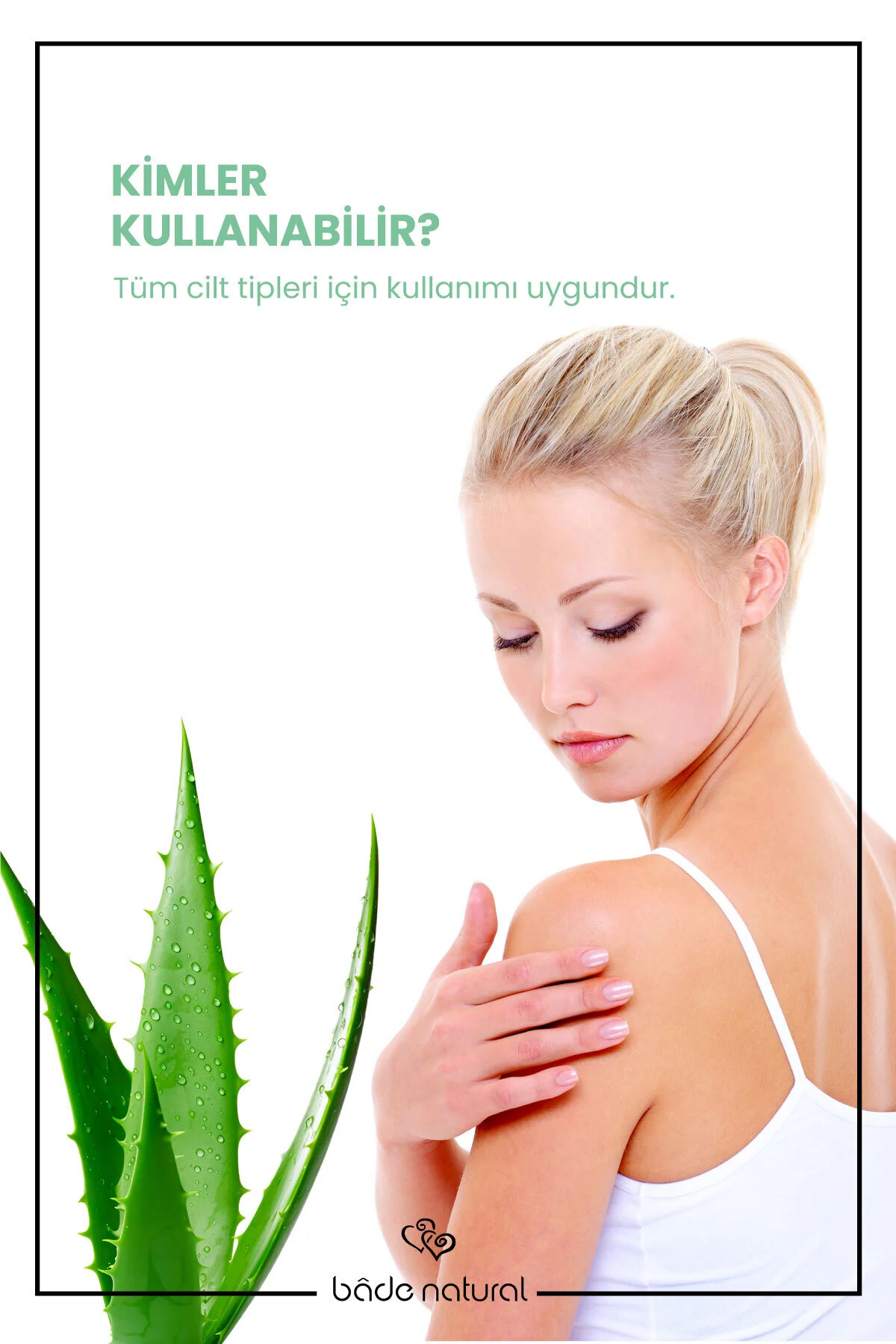 ژل آلوئه ورا طبیعی 100 میلی لیتر برای آبرسانی پس از آفتاب بادا ناتورال Bade Natural