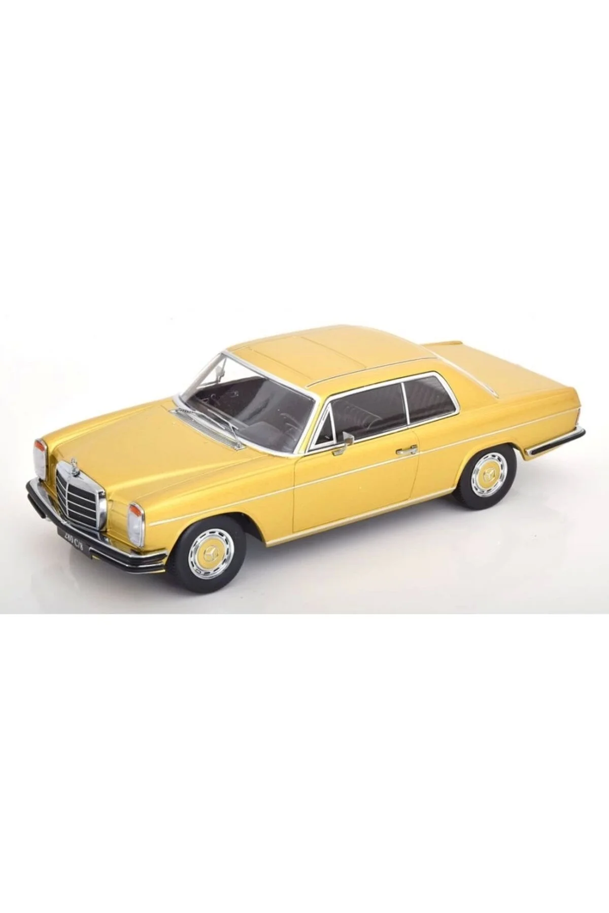 ماکت خودرو مرسدس 280C 8 W114 COUPE 1969 GOLD METALLIC برند KK Scale
