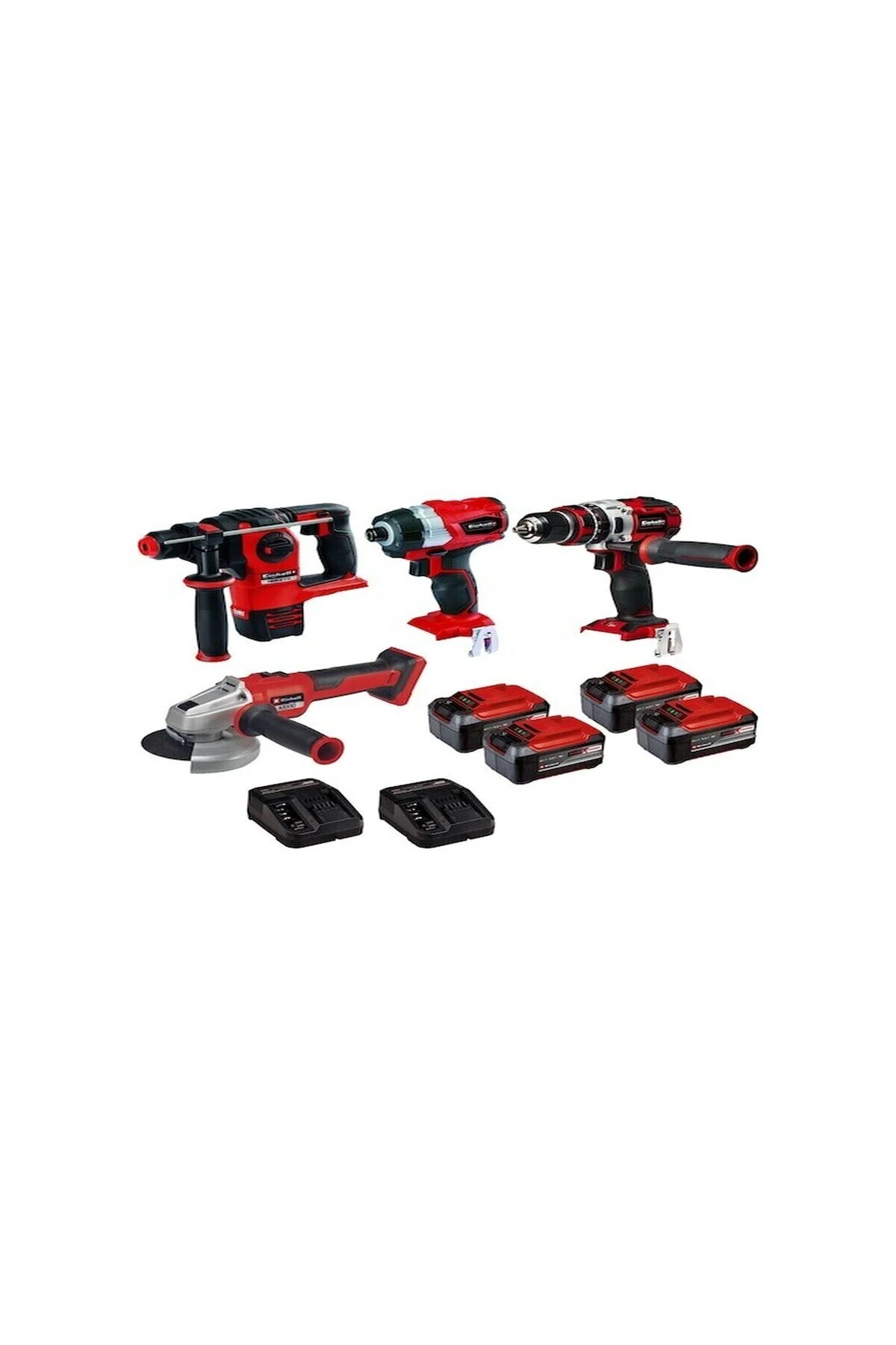 KIT22 بدون برس 18V 5.2 AH 4 قطعه حفاری دریل یون لیتون و گیره گشتاور آینهل Einhell