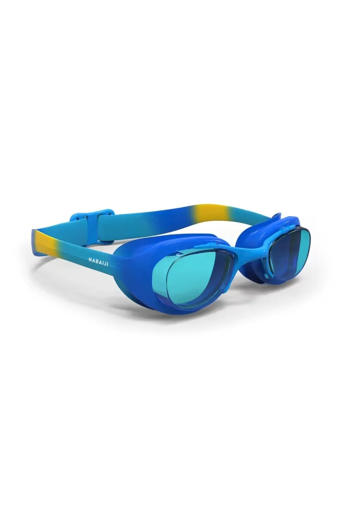 عینک شنا کودکان زرد آبی XBASE Decathlon