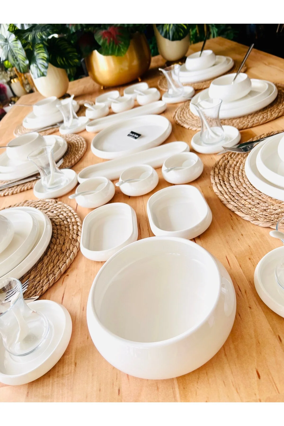 سرویس غذاخوری BOCCACCIO 105 PIECE PORCELAIN 12 PHINE FOOD AND BREA CASA DE BELLA