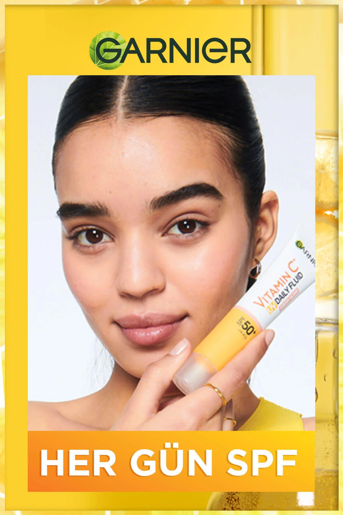 Garnier ضد آفتاب روزانه حفاظت شده از UV با بافت نامرئی حاوی ویتامین C SPF50 40 میلی لیتر