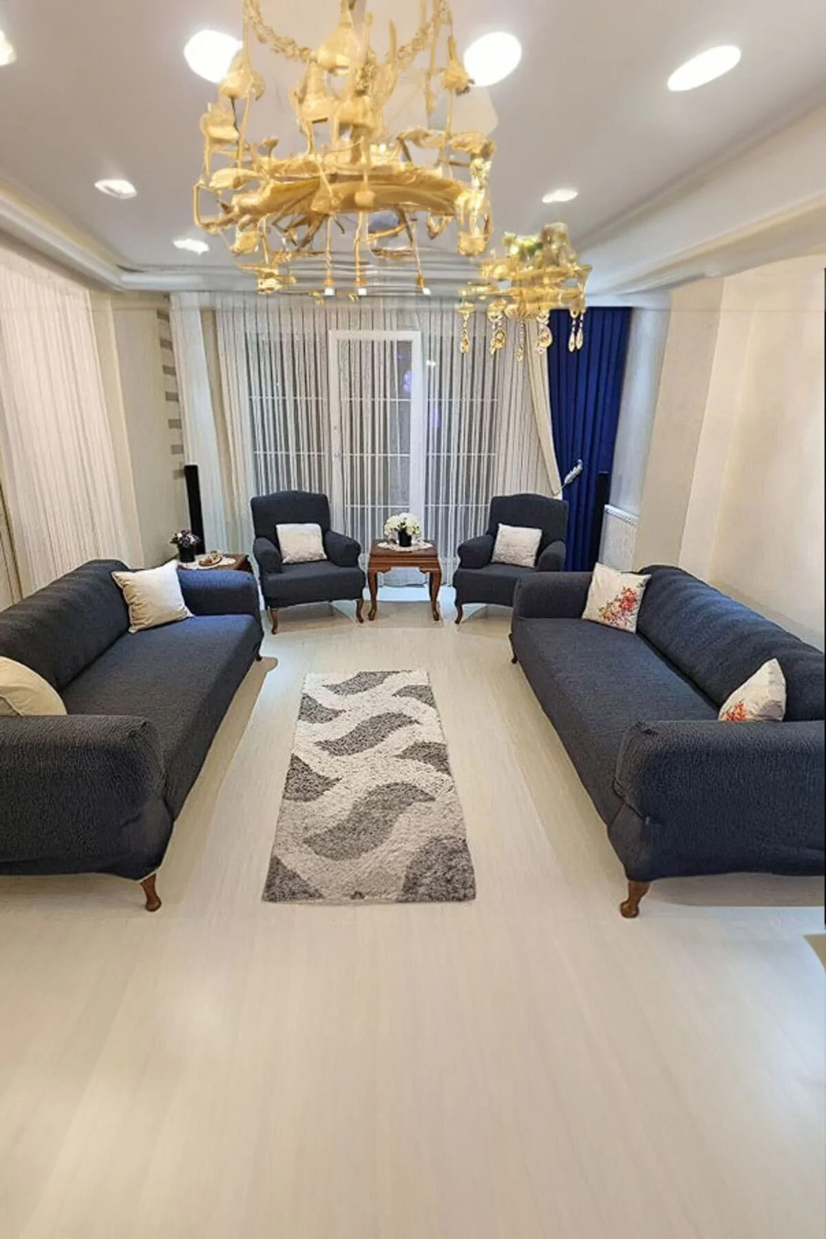 روکش مبل JACQUARD LOUCK 3 1 صندلی | پرونده پوشش تختخواب BTF HOME