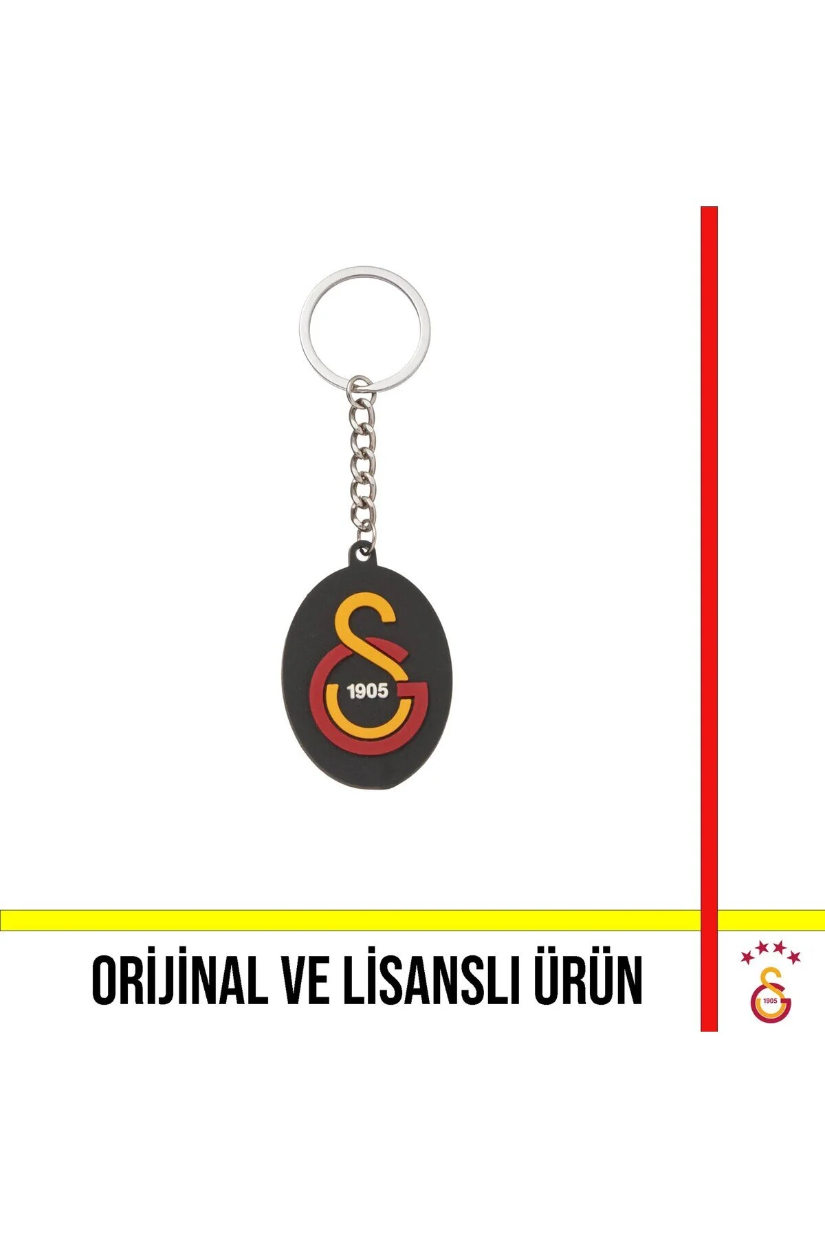 جلیقه کلید لوگوی مشکی دارای مجوز اورجینال Galatasaray