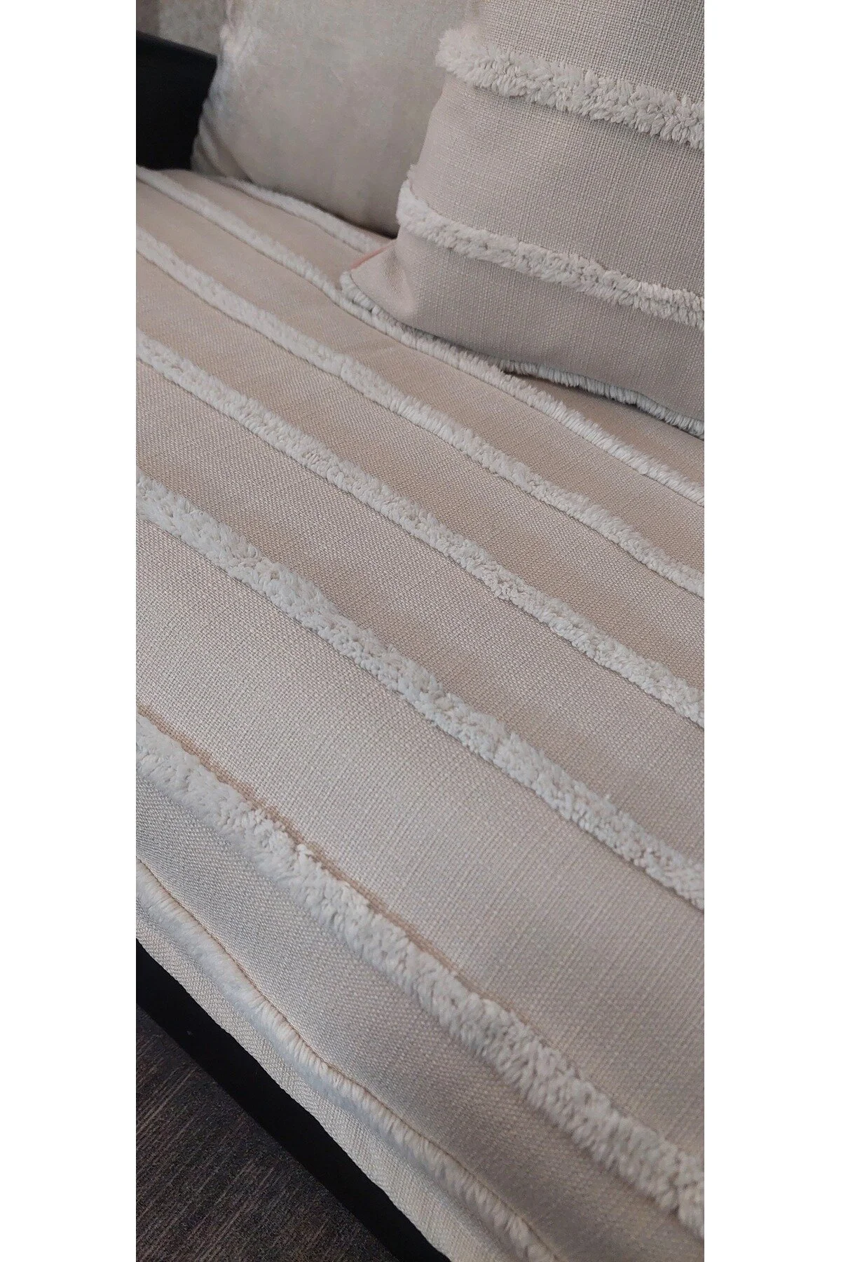 روکش مبل صندلی کرم مخفی طراحی ساختمان LETE مکان اندازه گیری منطقه 80 190 سانتی متر 1 قطعه baladı home ev tekstil home collection