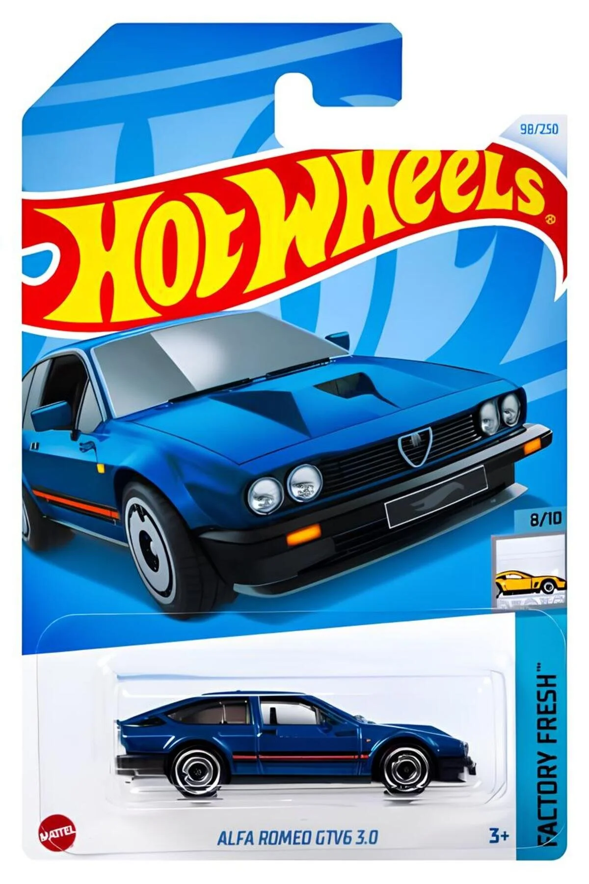 ماشین اسباب بازی های تک آلفارومئو GTV6 3.0 HTF13 از ترکیه HOT WHEELS