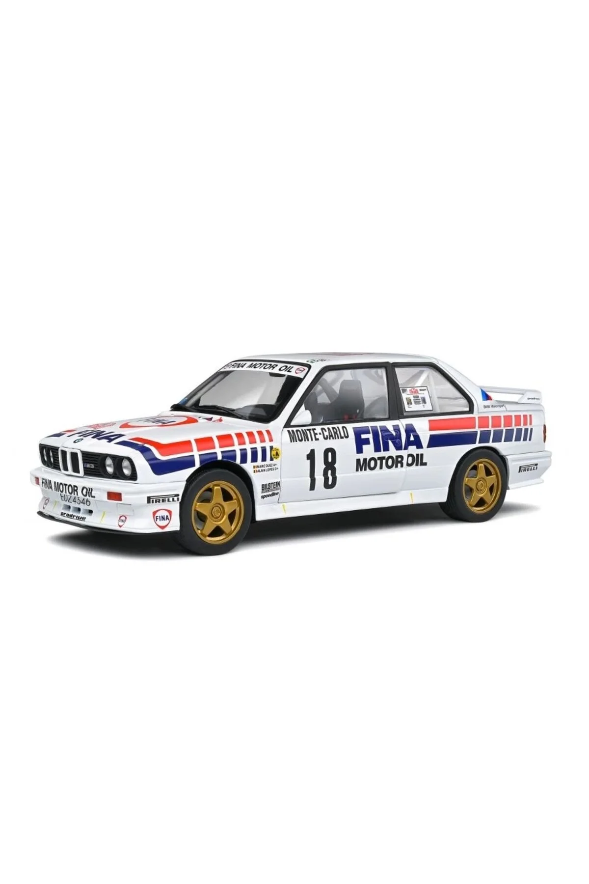 مدل خودرو 1 18 BMW M3 E30 1990 RALLY MONTECARLO 1989 M.DAYEZ A.LOPES Solido