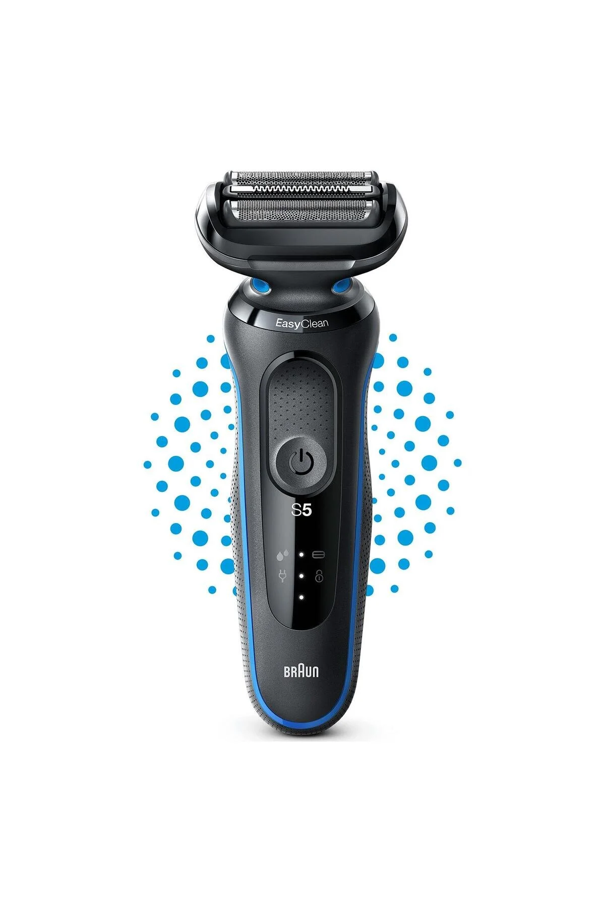 ماشین اصلاح سریال جدید 5 B1000S ریش تراش بی سیم AUTOSENSE EASYCLEAN EASYCLICK ​​WET & DRY براون Braun