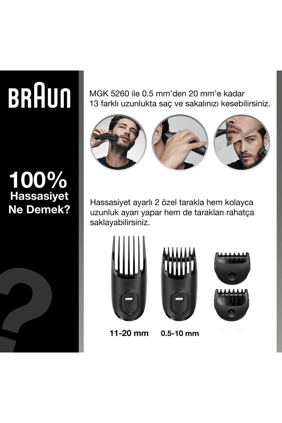 ماشین اصلاح MGK 5260 8 در 1 کیت چند نظافت شکل گیری + چاقوی ژیلت براون اورجینال Braun