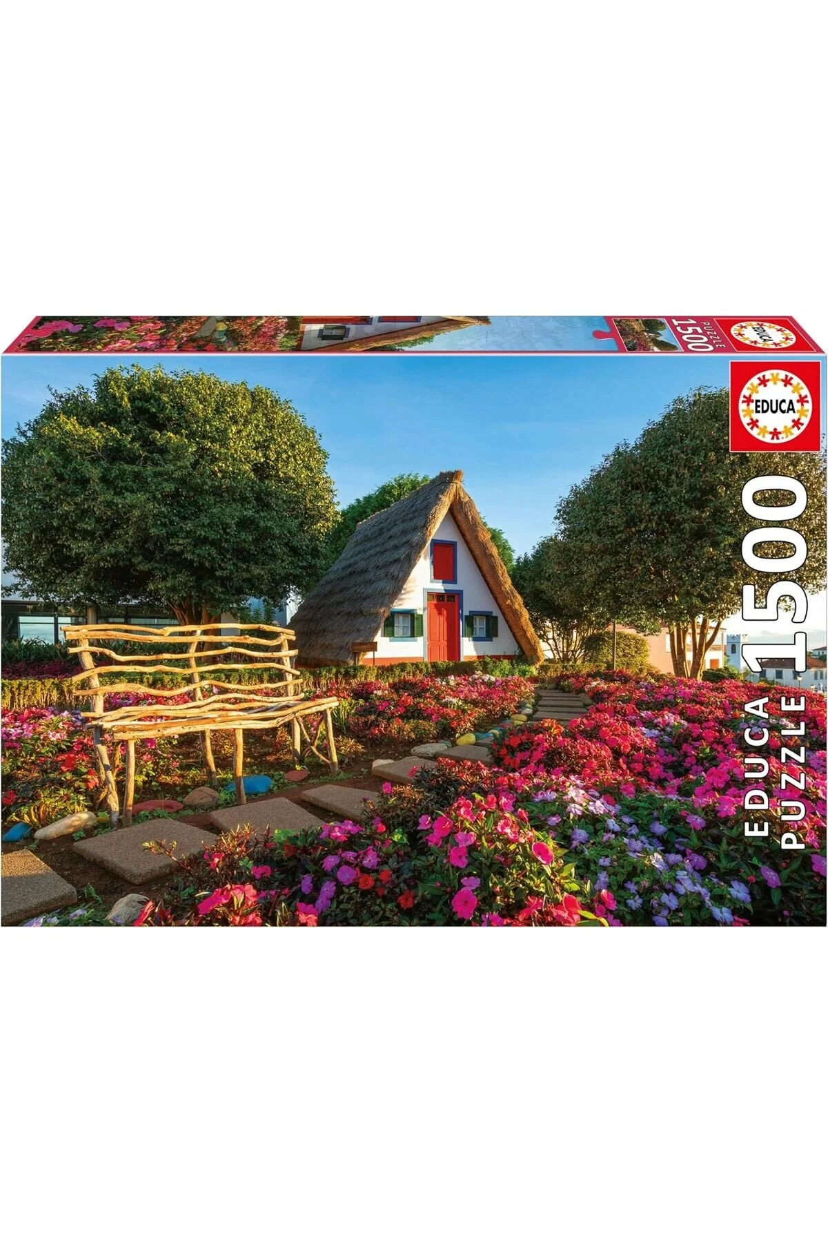 پازل EDUCA 1500 PIECE PORTUGAL ISLAND MADEIRA PUZZLE 19938 SANTANA از ترکیه Educa Puzzle