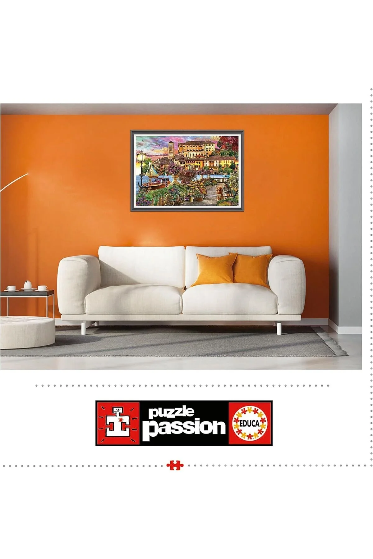 پازل EDUCA 1500 PIECE PROMENADE IN ITALY 19562 گردشگاه ایتالیایی از ترکیه Educa Puzzle