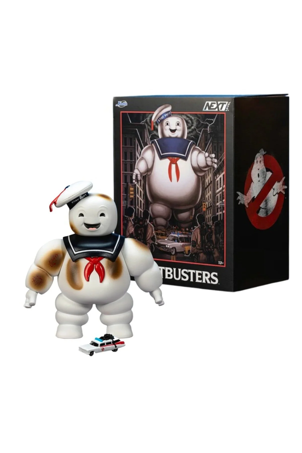 فیگور NANO SCENE GHOSTBUSTERS STAY PUFT 15 CM FIGURE و ECTO 1 VEHICLE 4 Jada