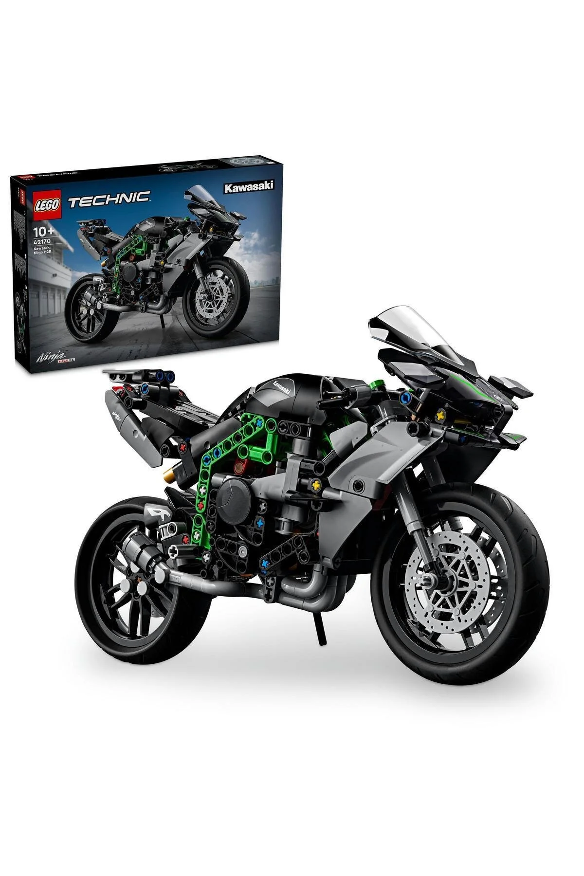 لگو و اسباب بازی های ساخت محور ® TECHNIC KAWASAKI NINJA H2R MOTORCYCLE 42170 10+ TOY MODEL BUILDING SET 643 PIECES از ترکیه LEGO