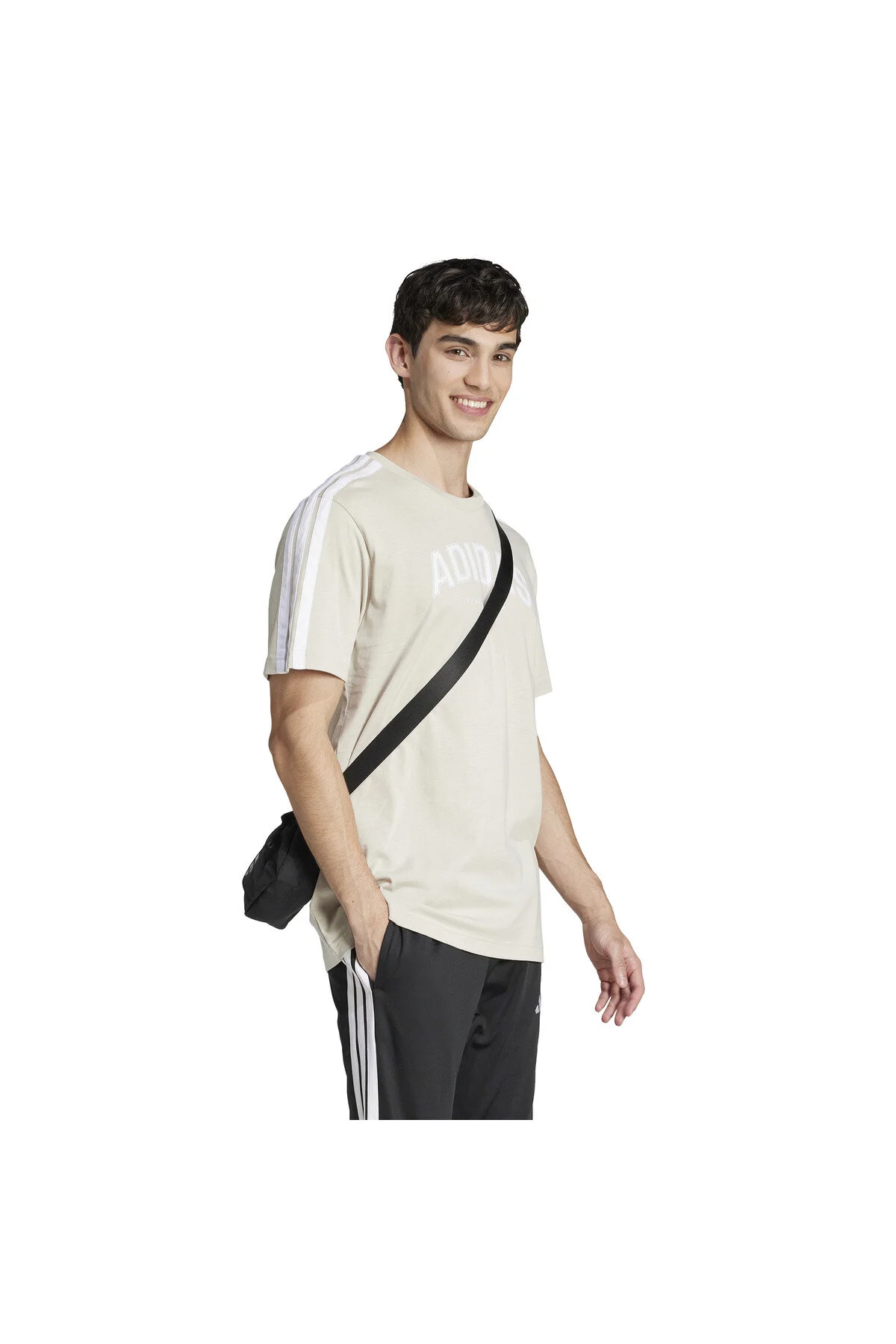 مردانه کدهای کالج گرافیک خطی T SHIRT آدیداس adidas