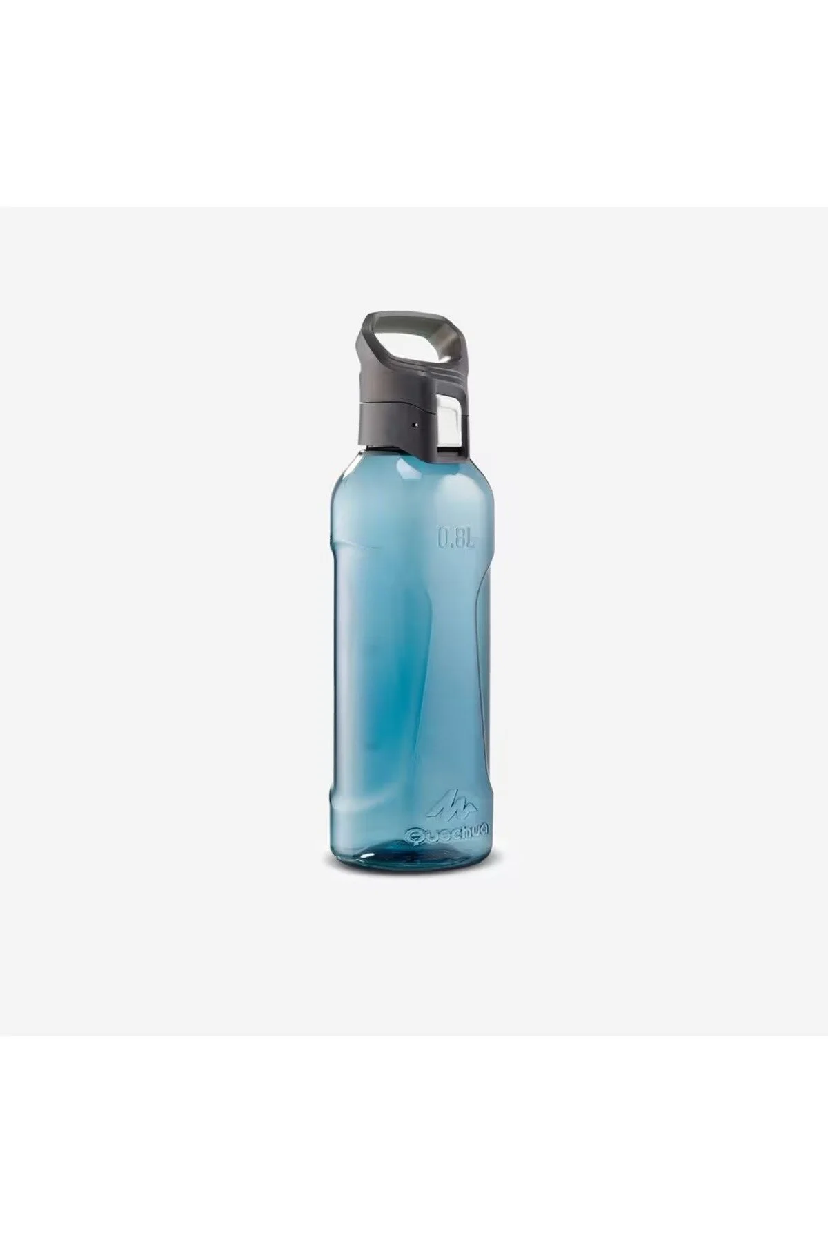قمقمه ورزشی بطری آب در فضای باز 0.8 لیتر آبی ECOZEN® 500 Decathlon