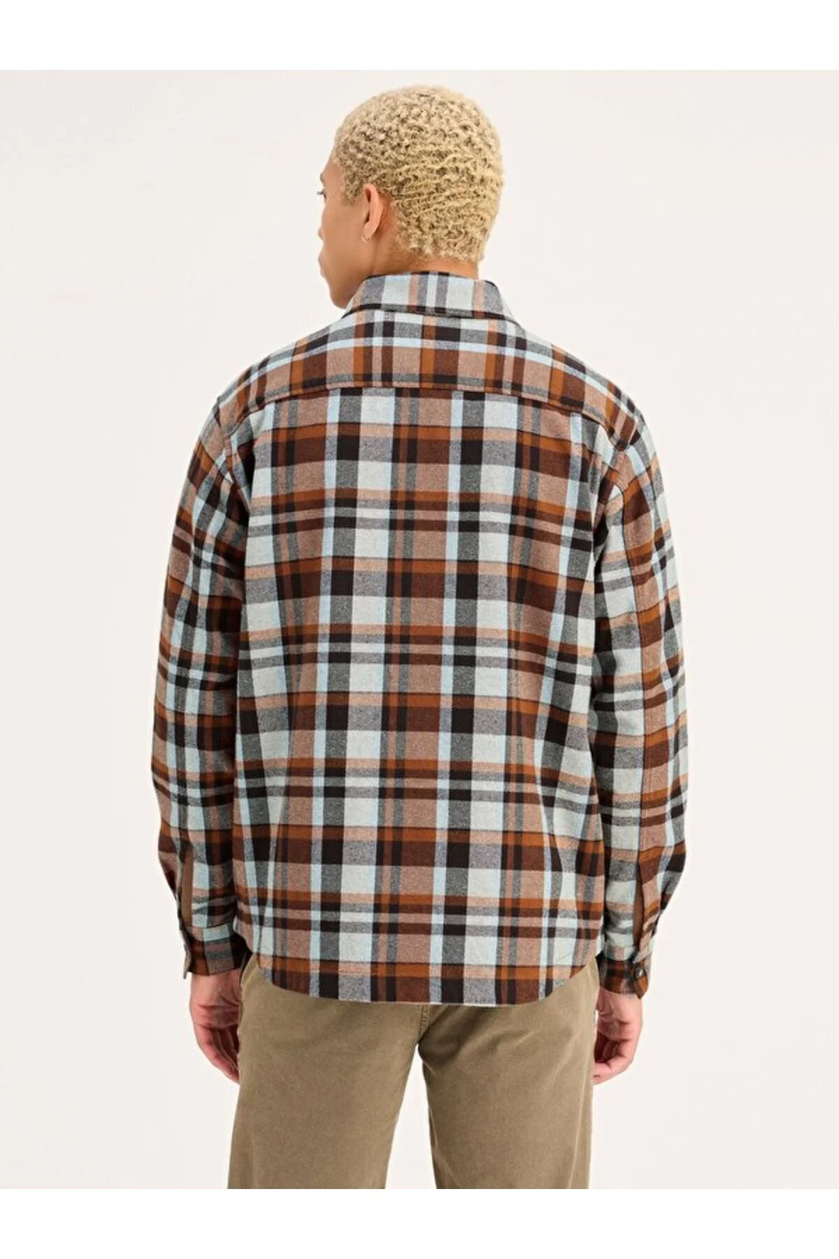 پیراهن / بلوز دکمه دار چند رنگ مردانه ژاکت آرام لیوایز اورجینال Dockers