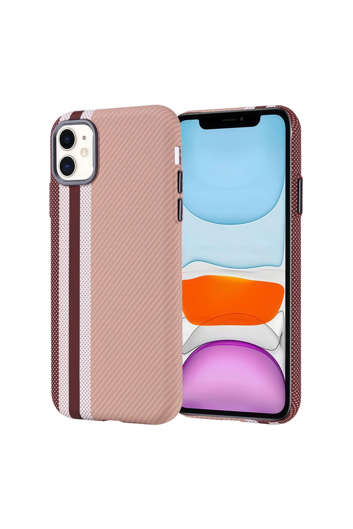 کاور و قاب IPHONE 11 CASE MAGSAFE دوربین محافظت شده از فیبر کربن halkhouse