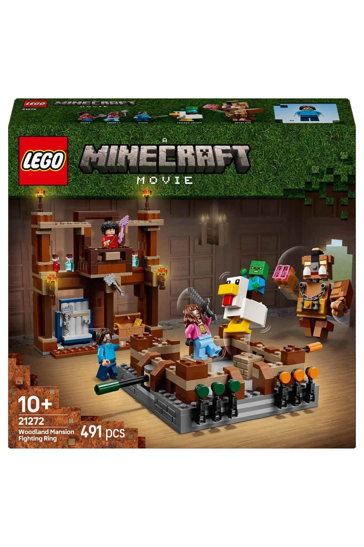 لگو و اسباب بازی های ساخت محور FOREST MANSION FIGHTING RING 21272 CREATIVE FOR KIDS 10 به بالا از ترکیه LEGO Minecraft