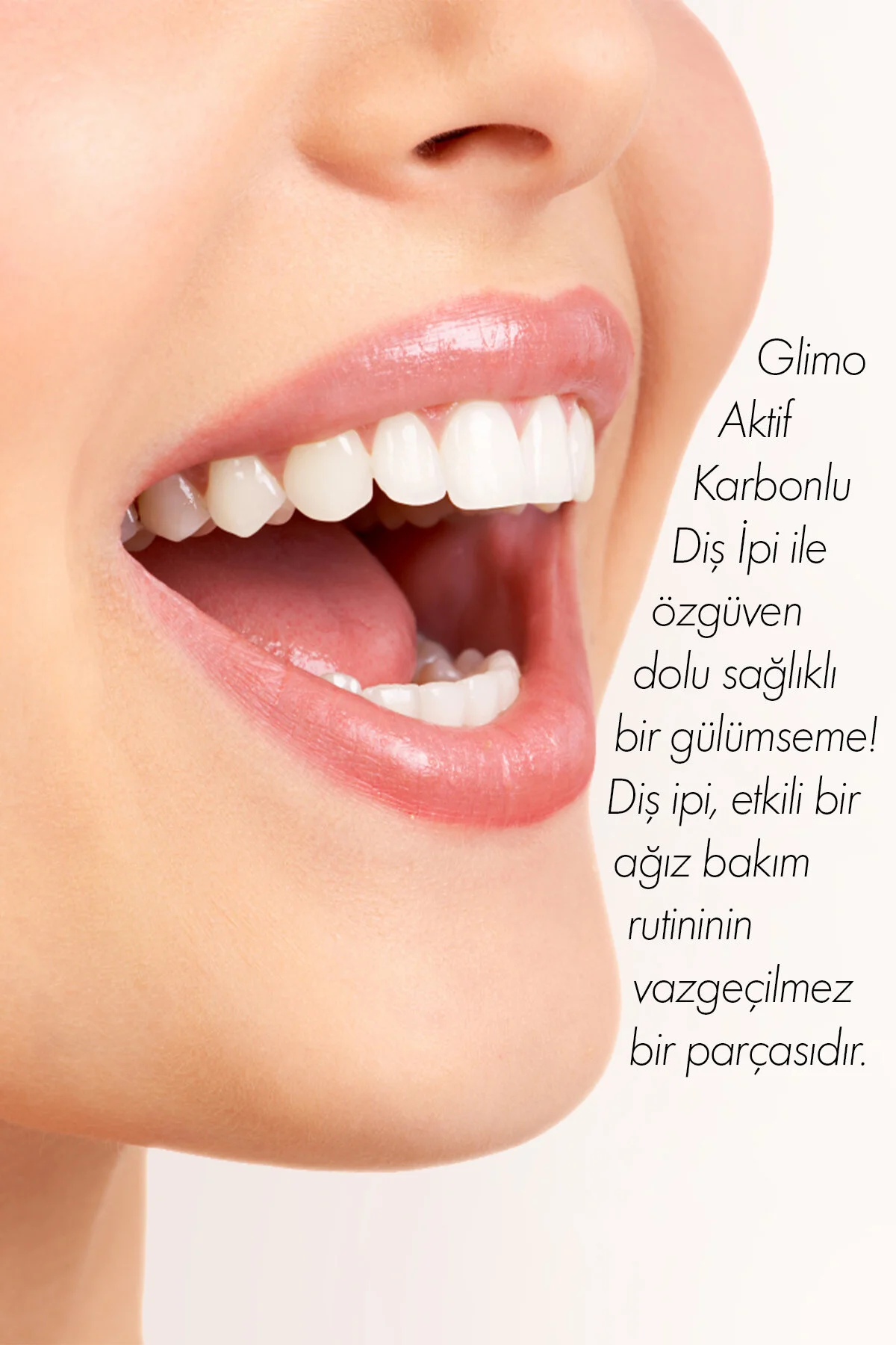 نخ دندان و خلال طبیعی وگان 22 میلی متری واکس شده اورجینال Glimo