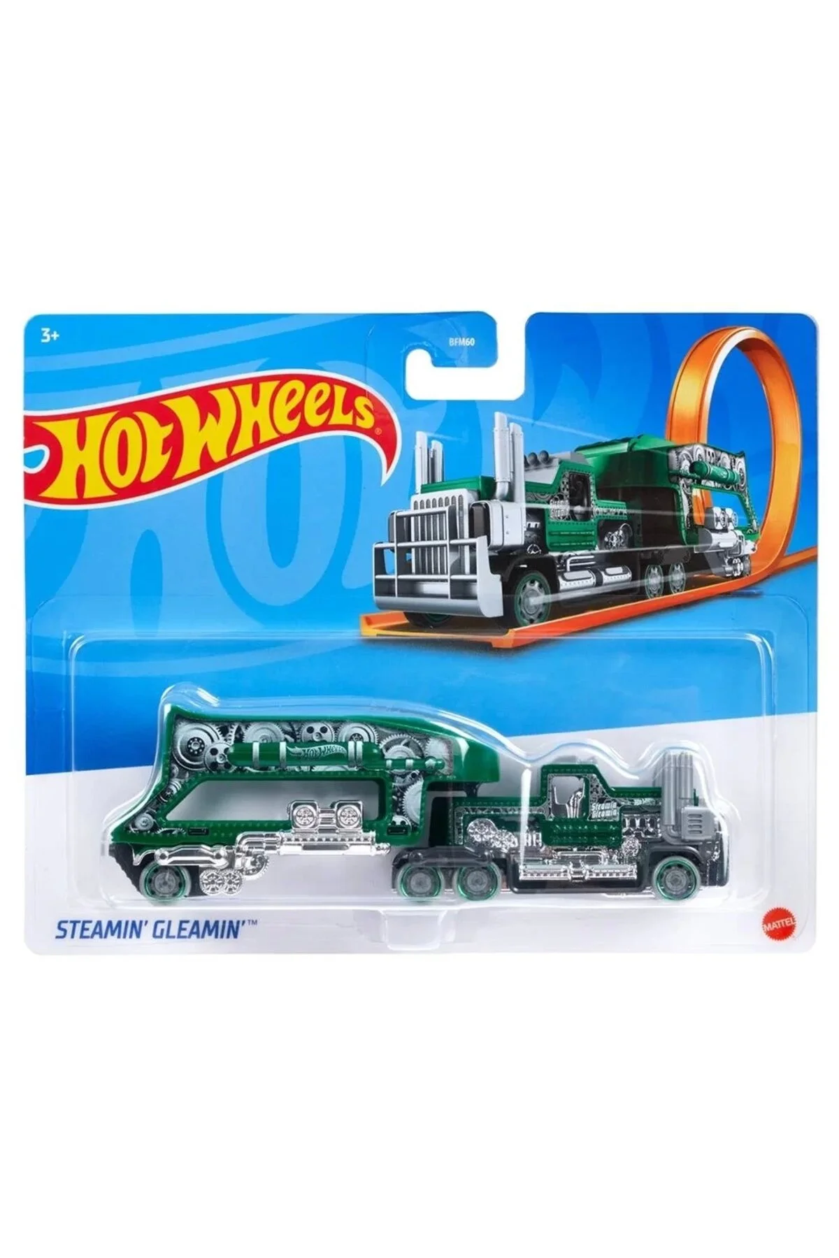 ماشین اسباب بازی کامیون STEAMIN GLEAMIN از ترکیه HOT WHEELS