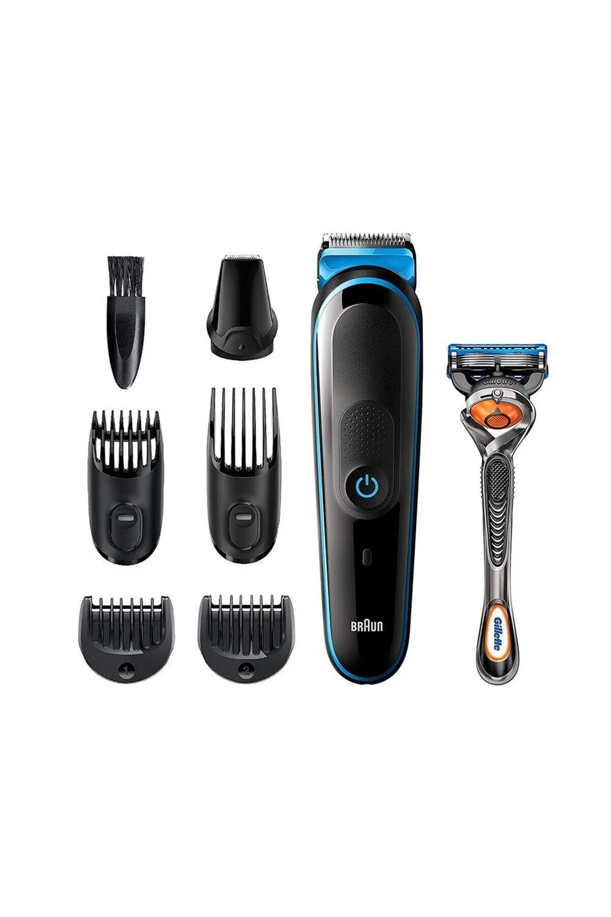 ماشین اصلاح مردانه MGK5245 7 کیت مراقبت از مردان تکنیک حس خودکار.+ هدیه براون اورجینال Braun