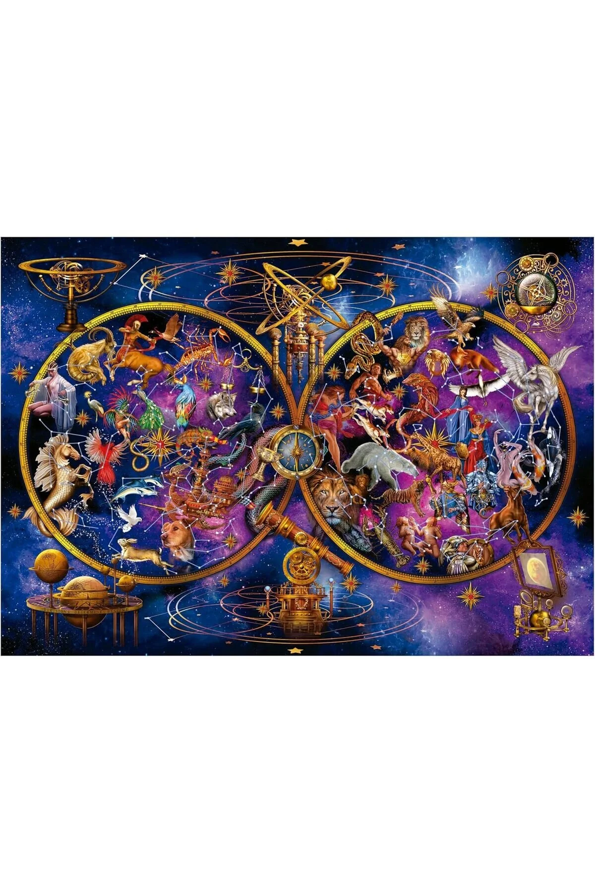 پازل EDUCA PIECE CONSTELLATIONS NEON GLOW IN THE تیره صورت فلکی Educa Puzzle