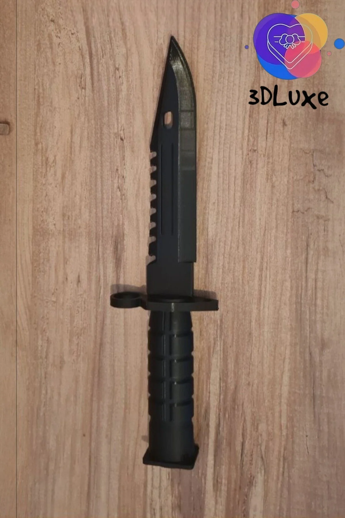 فیگور شکل سیاه چاقوی سرنیزه ای CS:GO M9 نه برش از ترکیه 3DLuxeDekor