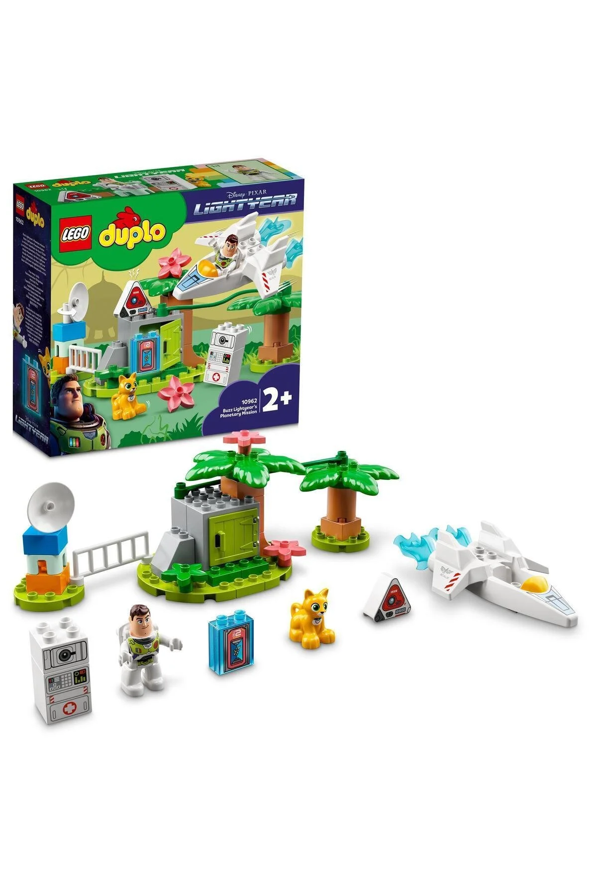 لگو و اسباب بازی های ساخت محور ® DUPLO® DISNEY PIXAR BUZZ LIGHTYEAR'S PLANET MISSION 10962 مجموعه ساختمان خلاق 37 قطعه از ترکیه LEGO