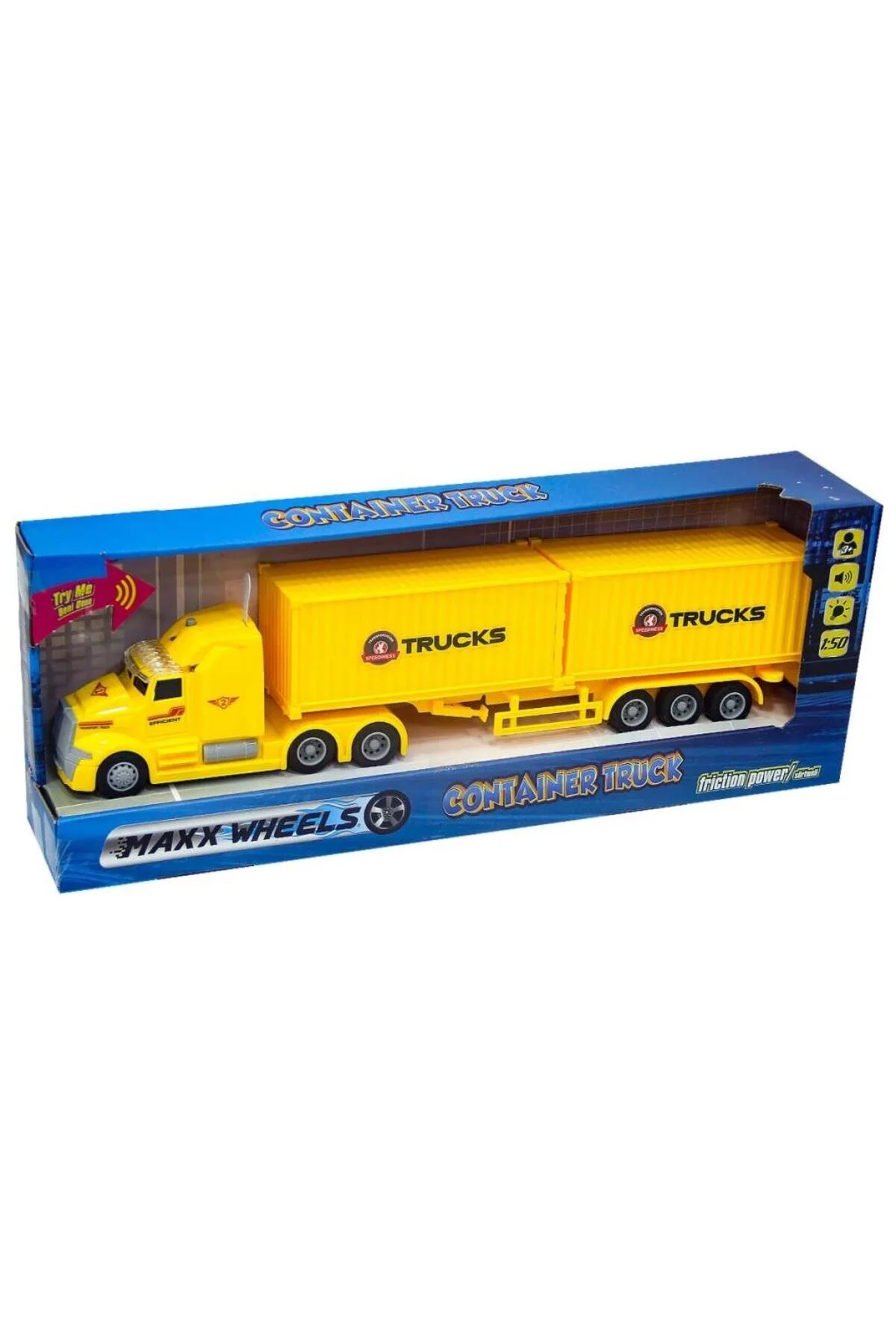 مدل خودرو MAXX WHEELS 1:50 2 TRAILER TRUCK اورجینال NW NessiWorld