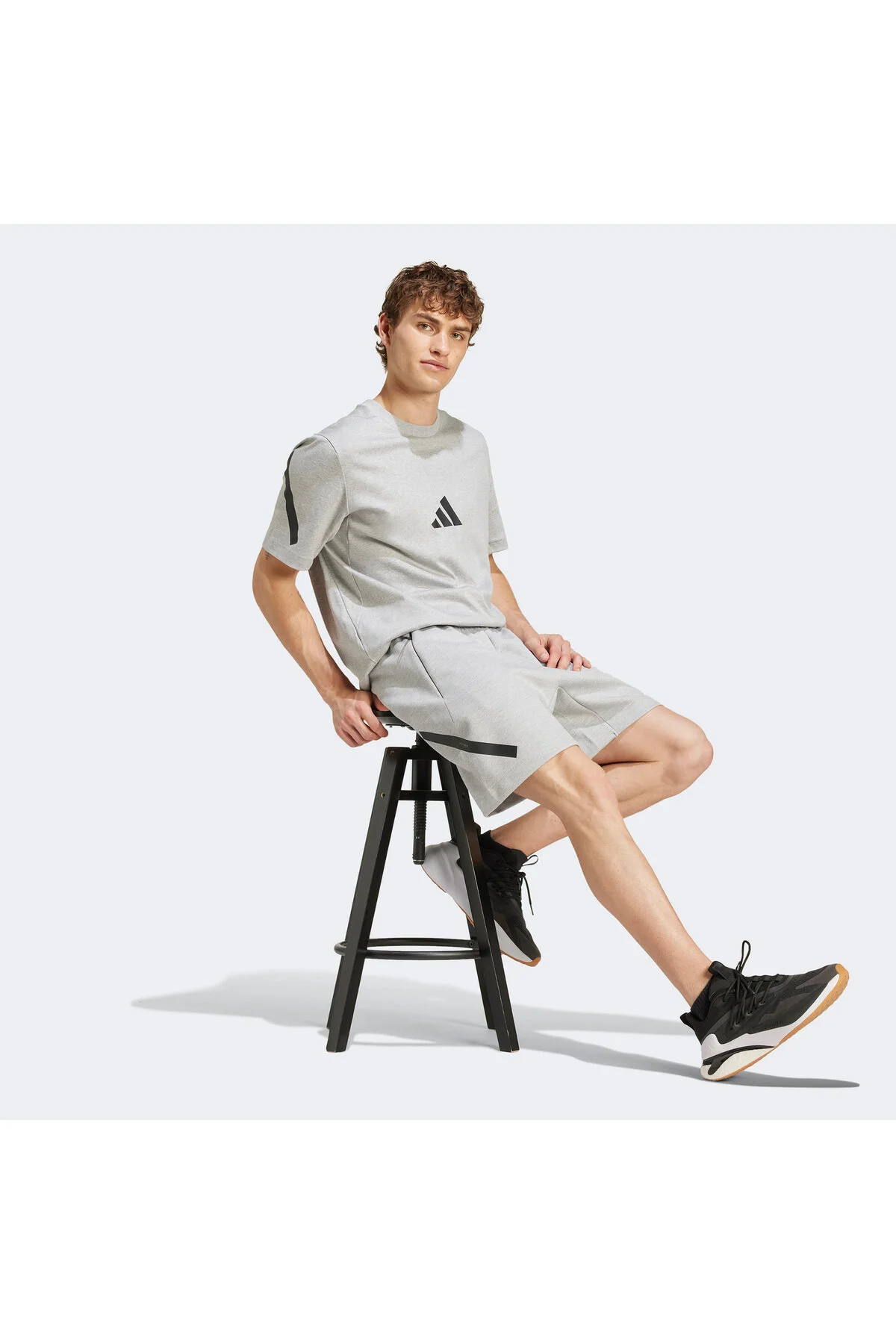 شورت ورزشی خاکستری مردانه های روزانه M Z.N.E. SHO adidas