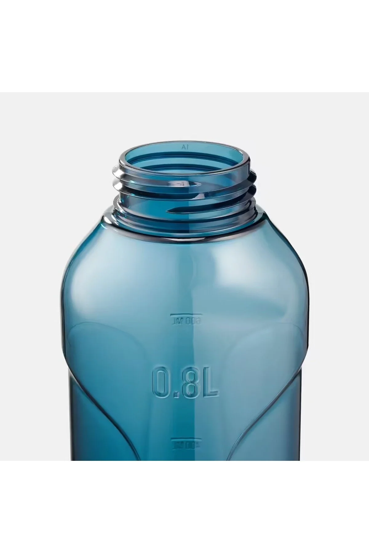 قمقمه ورزشی بطری آب در فضای باز 0.8 لیتر آبی ECOZEN® 500 Decathlon
