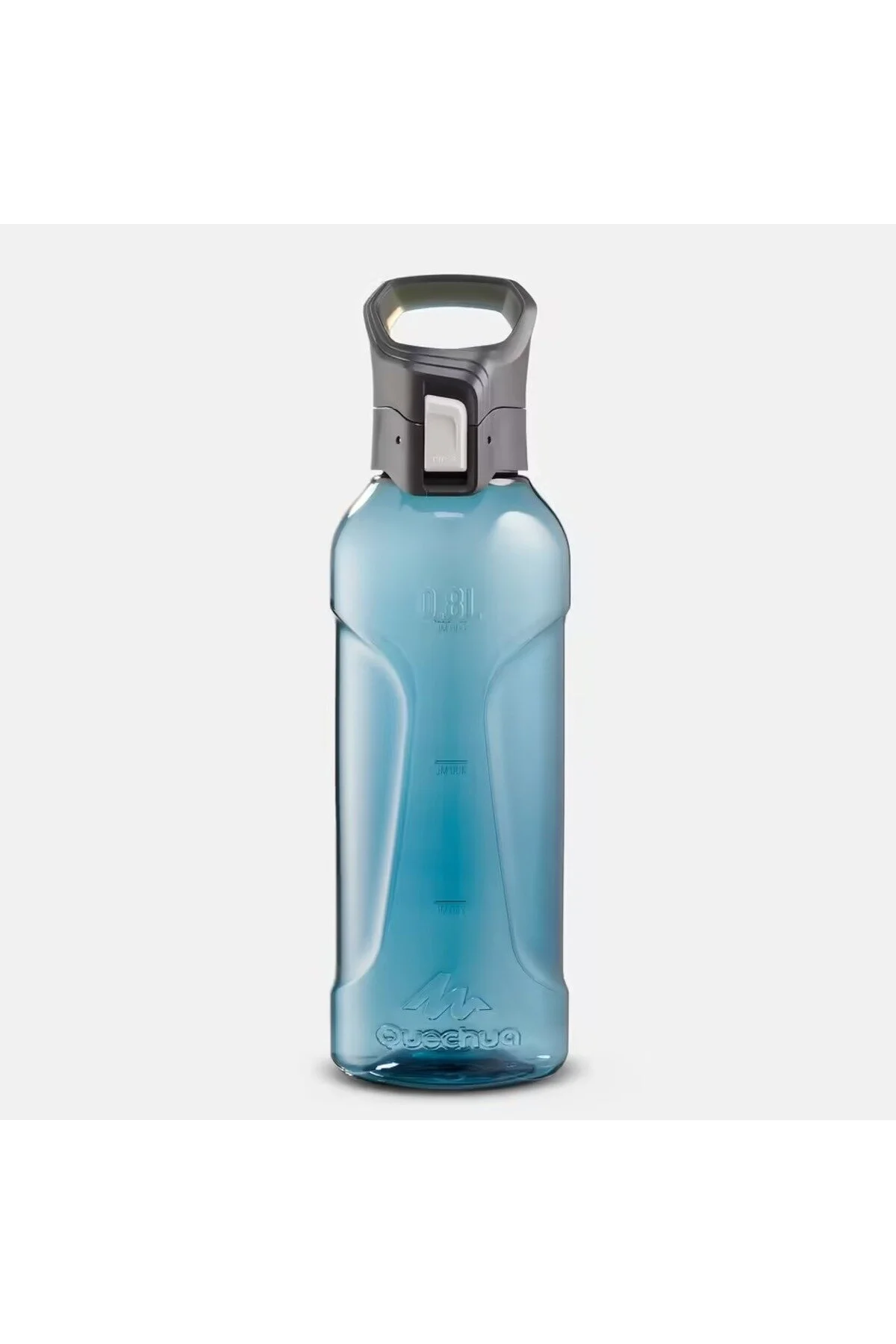 قمقمه ورزشی بطری آب در فضای باز 0.8 لیتر آبی ECOZEN® 500 Decathlon