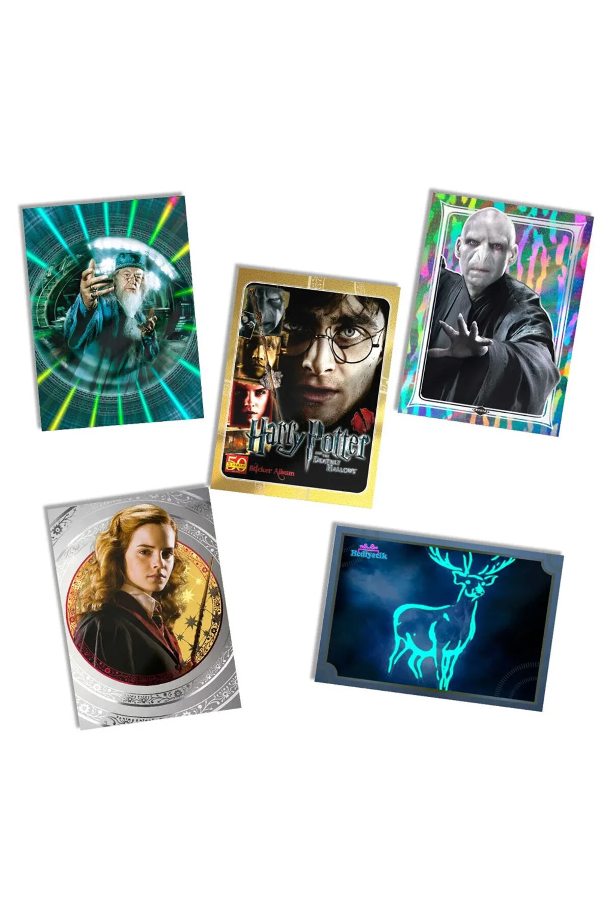 کارت بازی PANINI HARRY POTTER CARDS TRADING MAGICAL الهام بخش 15 بسته 90 hediyecik
