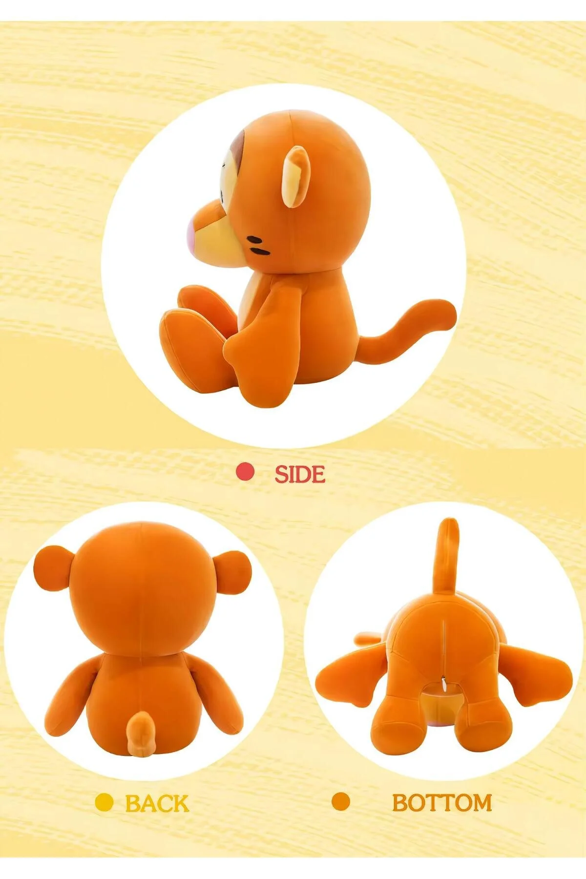 اسباب بازی های پشمی پارچه وارداتی WINNIE THE POOH TIGER انیمه فیگور مخمل دار SLEEPING & PLAYMATE 50 سانتی متر. e-life shop