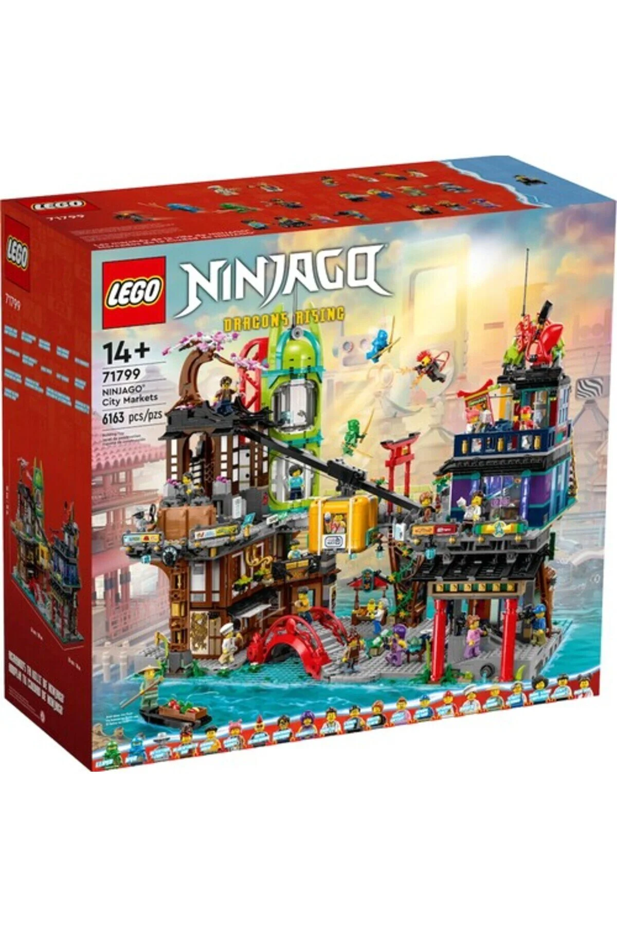 لگو و اسباب بازی های ساخت محور NINJAGO® 71799 MARKETS 6163 قطعه LEGO