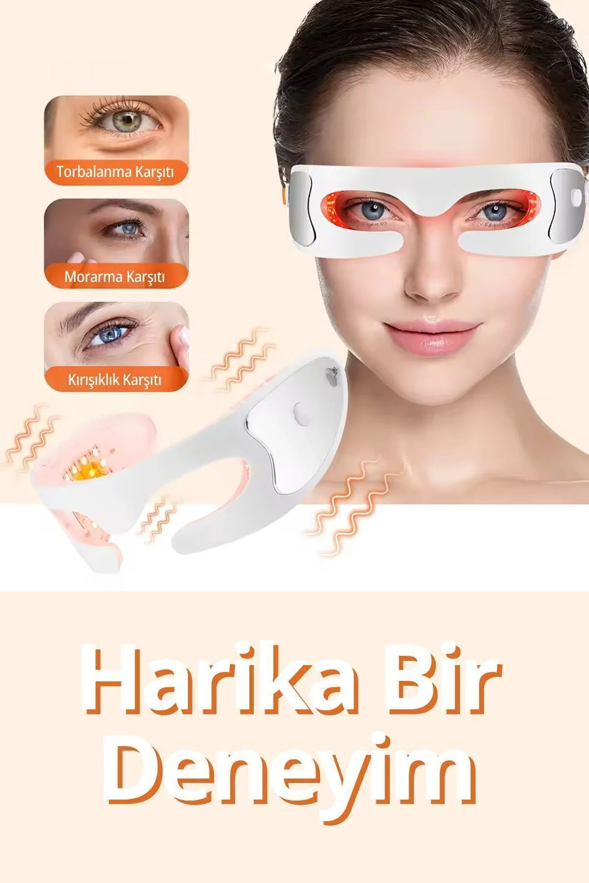 ماساژور صورت دستگاه عینک ماساژ چشم MASAJ ANTI EE و ضدبک hb skin care